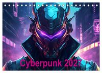 Produktbild: Cyberpunk (Tischkalender 2027 DIN A5 quer), CALVENDO Monatskalender