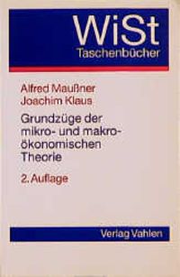 Produktbild: Grundz&uuml;ge der mikro- und makro&ouml;konomischen Theorie