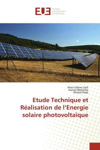 Produktbild: Etude Technique et R&eacute;alisation de l'Energie solaire photovolta&iuml;que