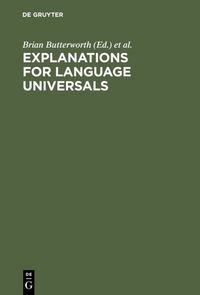 Produktbild: Explanations for Language Universals