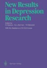 Produktbild: New Results in Depression Research
