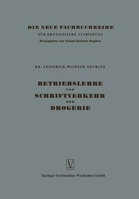Produktbild: Betriebslehre und Schriftverkehr der Drogerie