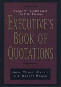 Produktbild: The Executive's Book of Quotations