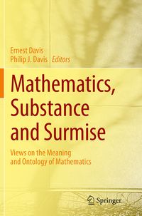 Produktbild: Mathematics, Substance and Surmise