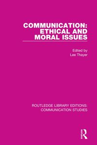 Produktbild: Communication: Ethical and Moral Issues