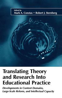 Produktbild: Translating Theory and Research Into Educational Practice