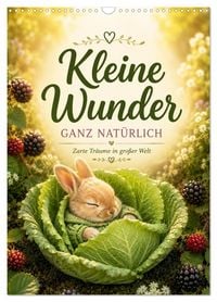 Produktbild: Kleine Wunder GANZ NAT&Uuml;RLICH (Wandkalender 2027 DIN A3 hoch), CALVENDO Monatskalender
