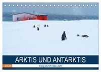 Produktbild: Arktis und Antarktis - Eisig durch das Jahr (Tischkalender 2026 DIN A5 quer), CALVENDO Monatskalender