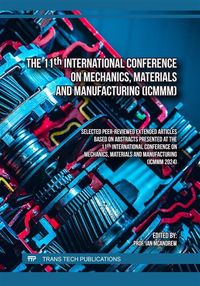 Produktbild: The 11th International Conference on Mechanics, Materials and Manufacturing (ICMMM)
