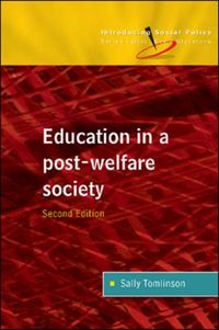Produktbild: Education in a Post Welfare Society