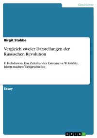 Produktbild: Vergleich zweier Darstellungen der Russischen Revolution