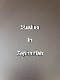 Produktbild: Studies In Zephaniah