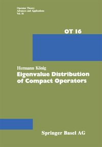 Produktbild: Eigenvalue Distribution of Compact Operators