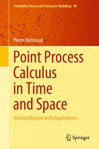 Produktbild: Point Process Calculus in Time and Space