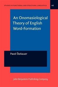 Produktbild: Onomasiological Theory of English Word-Formation