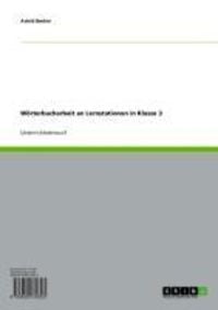 Produktbild: W&ouml;rterbucharbeit an Lernstationen in Klasse 3