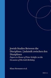 Produktbild: Jewish Studies Between the Disciplines / Judaistik Zwischen Den Disziplinen