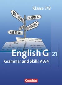 Produktbild: English G 21. Ausgabe A 3 und A 4. Grammar and Skills
