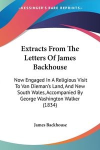 Produktbild: Extracts From The Letters Of James Backhouse