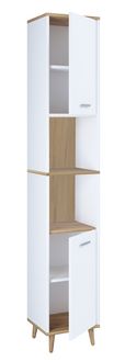 Produktbild: Holz Badm&ouml;bel Bad Hochschrank Badschrank Landos