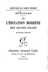 Produktbild: De l'&eacute;ducation moderne des jeunes filles