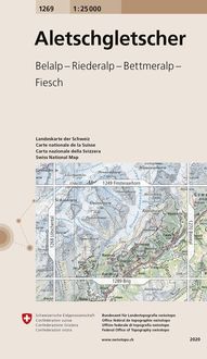 Bild vom Artikel Swisstopo 1 : 25 000 Aletschgletscher vom Autor Bundesamt für Landestopografie swisstopo