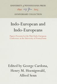 Produktbild: Indo-European and Indo-Europeans