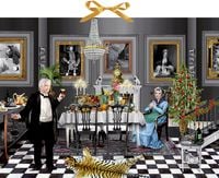 Produktbild: Zettel-Adventskalender &ndash; Christmas Dinner for One