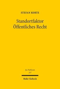 Produktbild: Standortfaktor &Ouml;ffentliches Recht