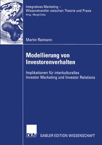 Produktbild: Modellierung von Investorenverhalten