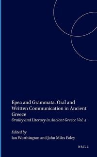 Produktbild: Epea and Grammata. Oral and Written Communication in Ancient Greece