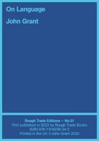 Produktbild: On Language - John Grant and Will Burns (RT#51)