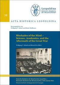 Produktbild: Blockades of the Mind &ndash; Science, Academies, and the Aftermath of the Great War