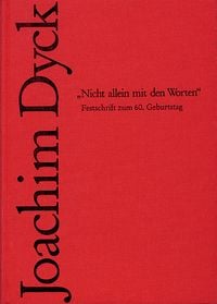 Produktbild: &raquo;Nicht allein mit den Worten&laquo;