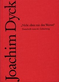 Produktbild: »Nicht allein mit den Worten«