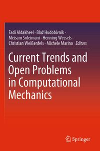 Produktbild: Current Trends and Open Problems in Computational Mechanics