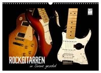 Produktbild: ROCKGITARREN in Szene gesetzt (Wandkalender 2027 DIN A3 quer), CALVENDO Monatskalender
