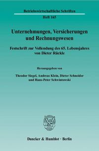 Unternehmungen, Versicherungen und Rechnungswesen.