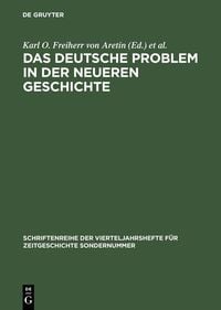 Produktbild: Das deutsche Problem in der neueren Geschichte