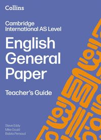 Produktbild: Cambridge International AS Level English General Paper Teacher's Guide