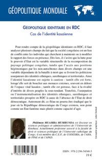 Produktbild: G&eacute;opolitique identitaire en RDC
