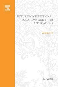 Produktbild: Lectures on Functional Equations and Their Applications