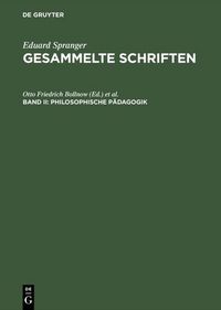 Produktbild: Philosophische P&auml;dagogik