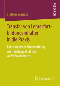 Produktbild: Transfer von Lehrerfortbildungsinhalten in die Praxis