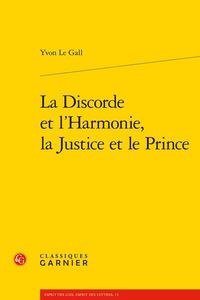 Produktbild: La Discorde et l'Harmonie, la Justice et le Prince