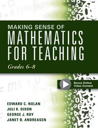 Produktbild: Making Sense of Mathematics for Teaching Grades 6-8