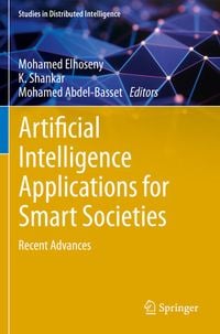 Produktbild: Artificial Intelligence Applications for Smart Societies