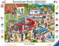 Produktbild: Rahmenpuzzle Ravensburger 110, 112 - Eilt herbei! 24 Teile