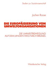 Produktbild: Die Europ&auml;isierung von Umweltorganisationen