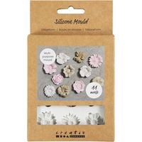 Produktbild: Creativ Company Silikonform, G&auml;nsebl&uuml;mchen, H 0,5 cm, L 2-2,5 cm, 1 Stk